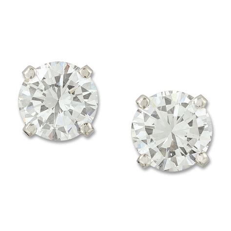 cartier diamond solitaire earrings|cartier earrings with diamonds.